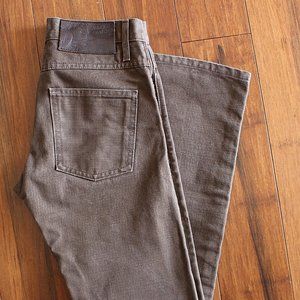 Naked & Famous Brown Canvas 5 Pocket Pant Size 28